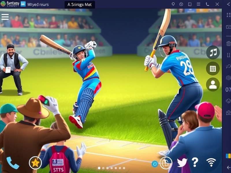 Fantasy Cricket Showdown Home Screen